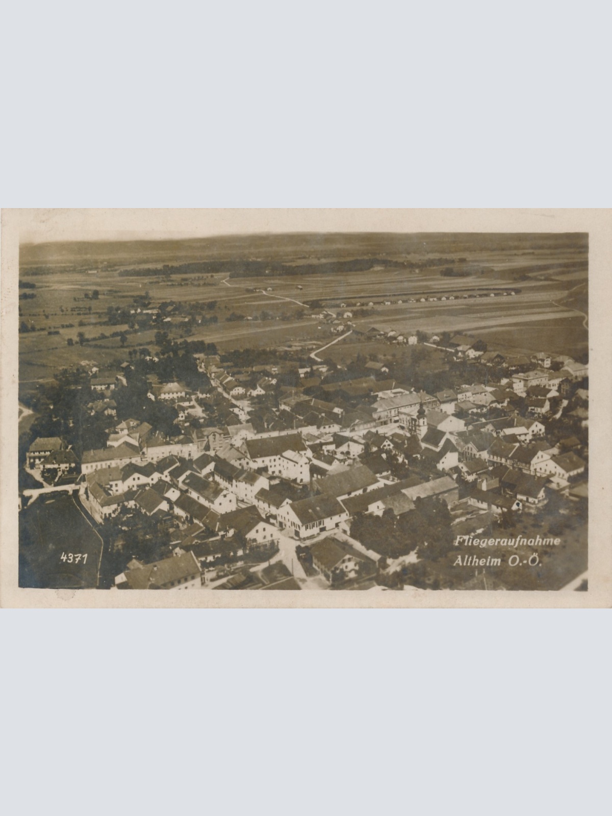 AK aus Altheim Fliegeraufnahme Oberösterreich Ansichtskarte (16537)