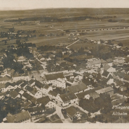 AK aus Altheim Fliegeraufnahme Oberösterreich Ansichtskarte (16537)