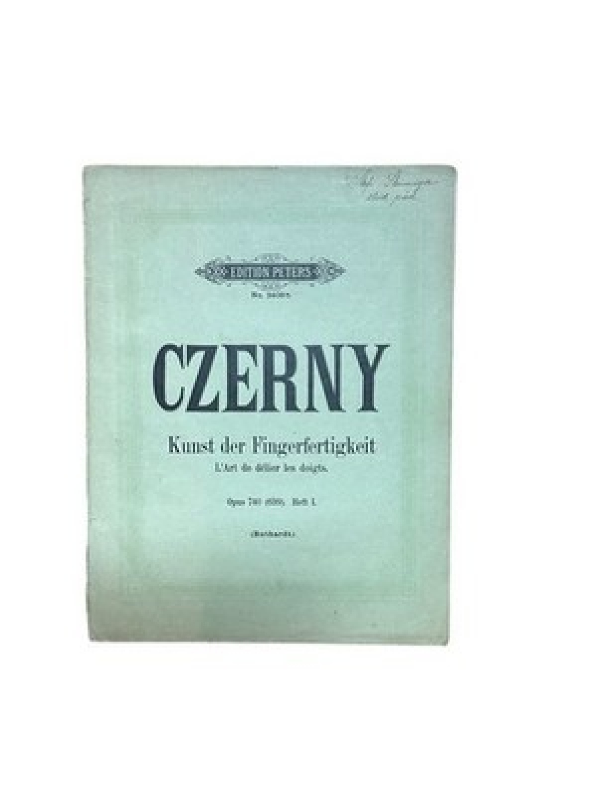 Die Kunst der Fingerfertigkeit Heft I - V Klavier / Piano (Edition Peters) Grete