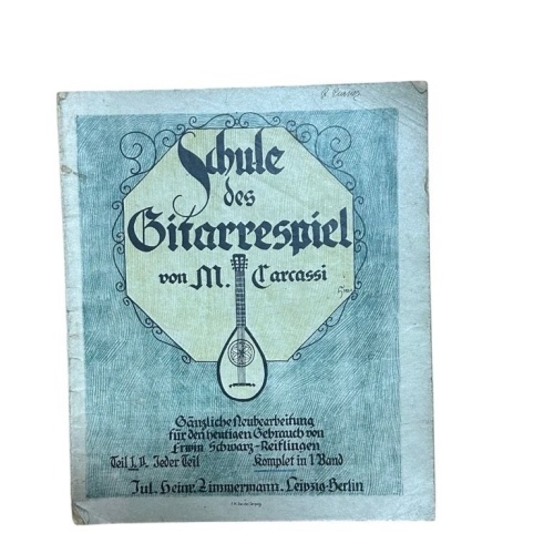 Schule des Gitarrenspiel. Beide Teile in einem Band Carcassi, M.: