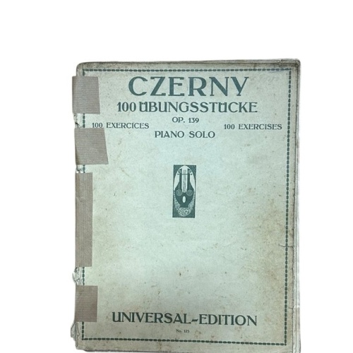 100 leichte Übungsstücke op. 139: für Klavier (Edition Peters) in fortschreitend