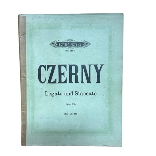 School of Legato and Staccato Op. 335 (Edition Peters) Czerny, Carl und Adolf Ru