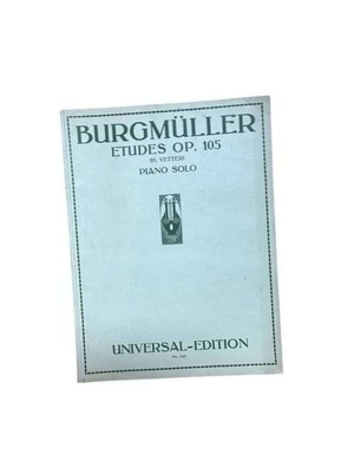 Etudes op. 105, Piano solo. Zwölf brillante und melodische Etüden Burgmüller, Fr