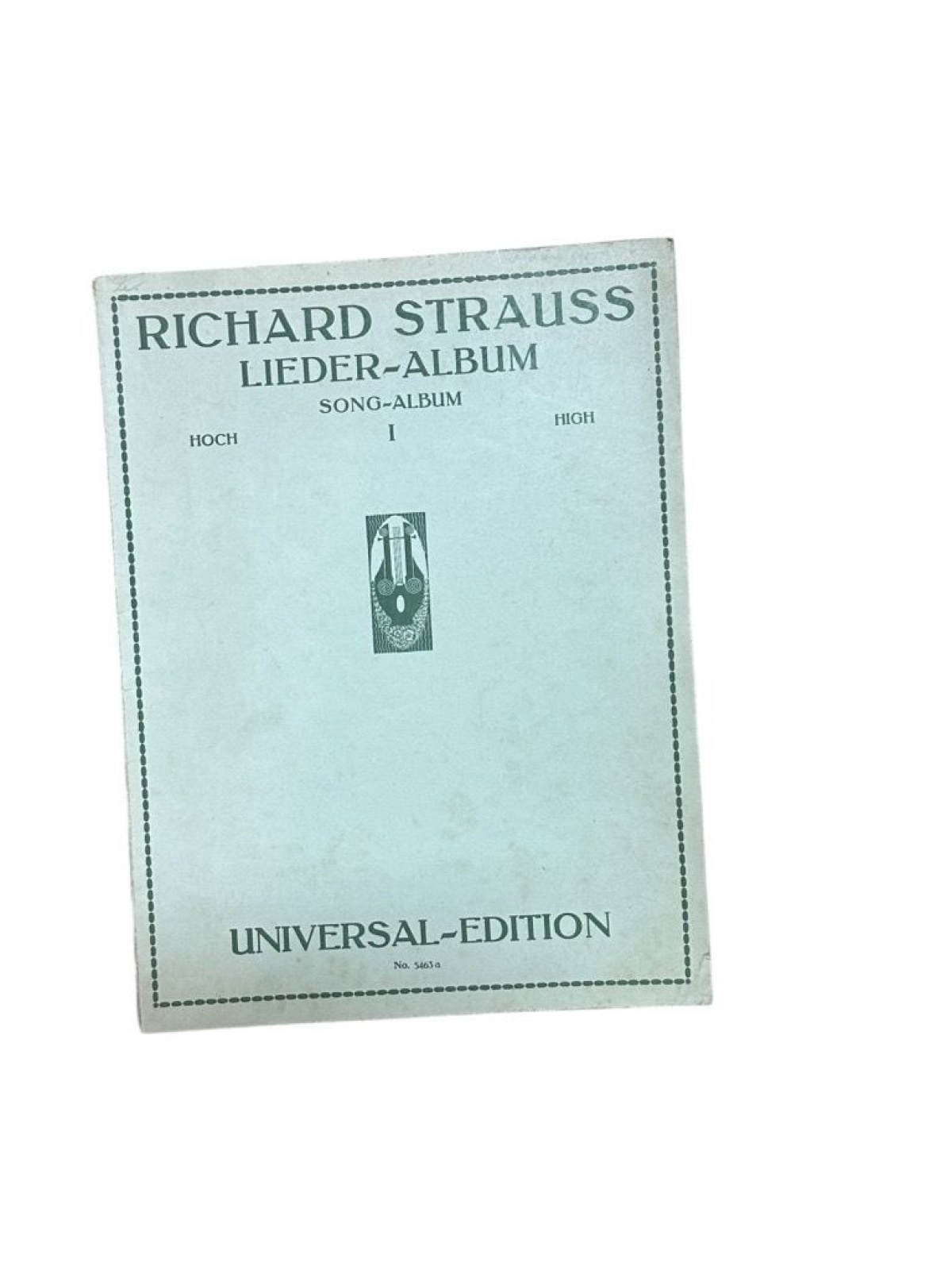 Lieder-Album Band 1. für hohe Stimme mit Klavierbegleitung Strauss, Richard: