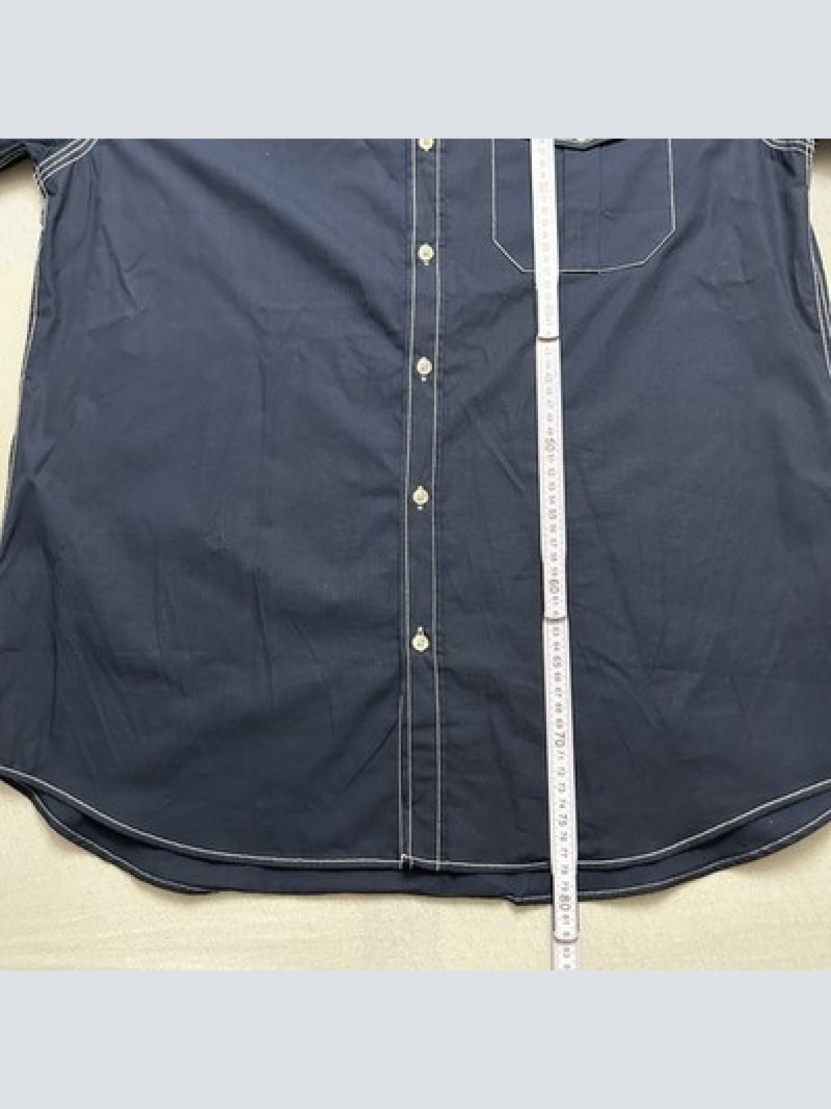 Napapijri Geographic Freizeithemd Langarm Blau Herren Größe XL Maße siehe Fotos