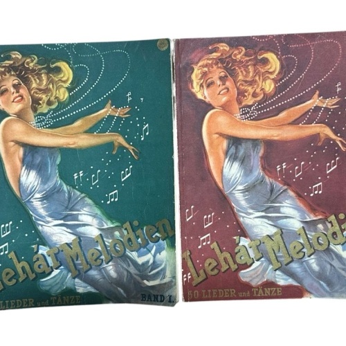 Lehár Melodien Band I und 2 Lieder und Tänze aus Werken von Franz Lehár in ungek