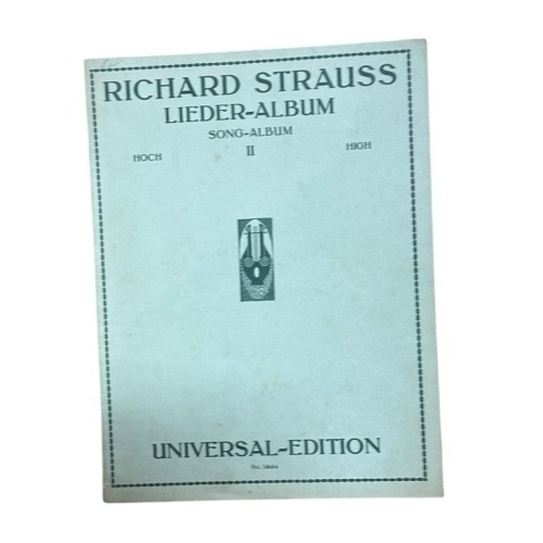 Lieder-Album, Heft II Strauss, Richard: