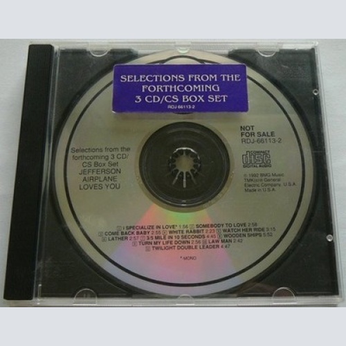 CD, Comp, Mono, Promo Jefferson Airplane - Jefferson Airplane Loves You