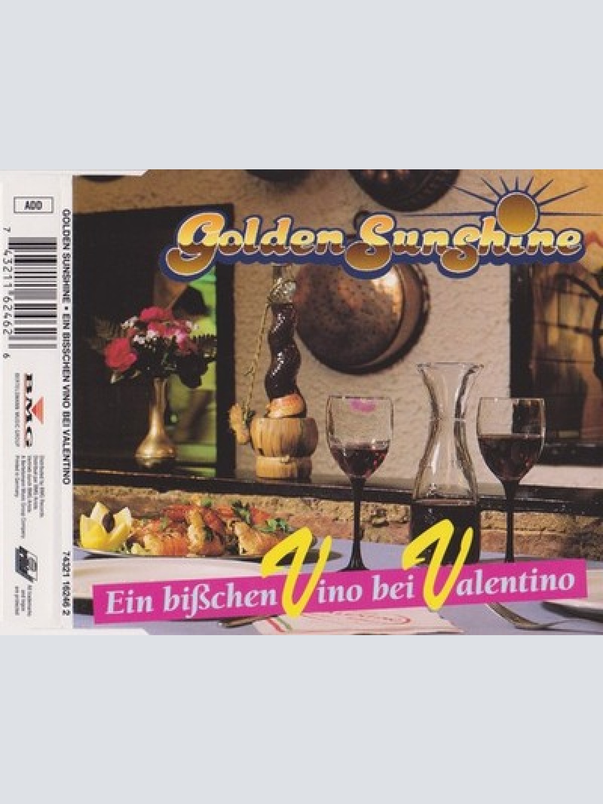 CD, Maxi Golden Sunshine - Ein Bißchen Vino Bei Valentino