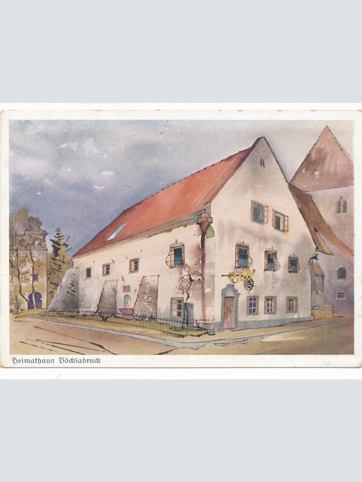 AK aus Vöcklabruck Heimatshaus Oberösterreich Ansichtskarte (16670)