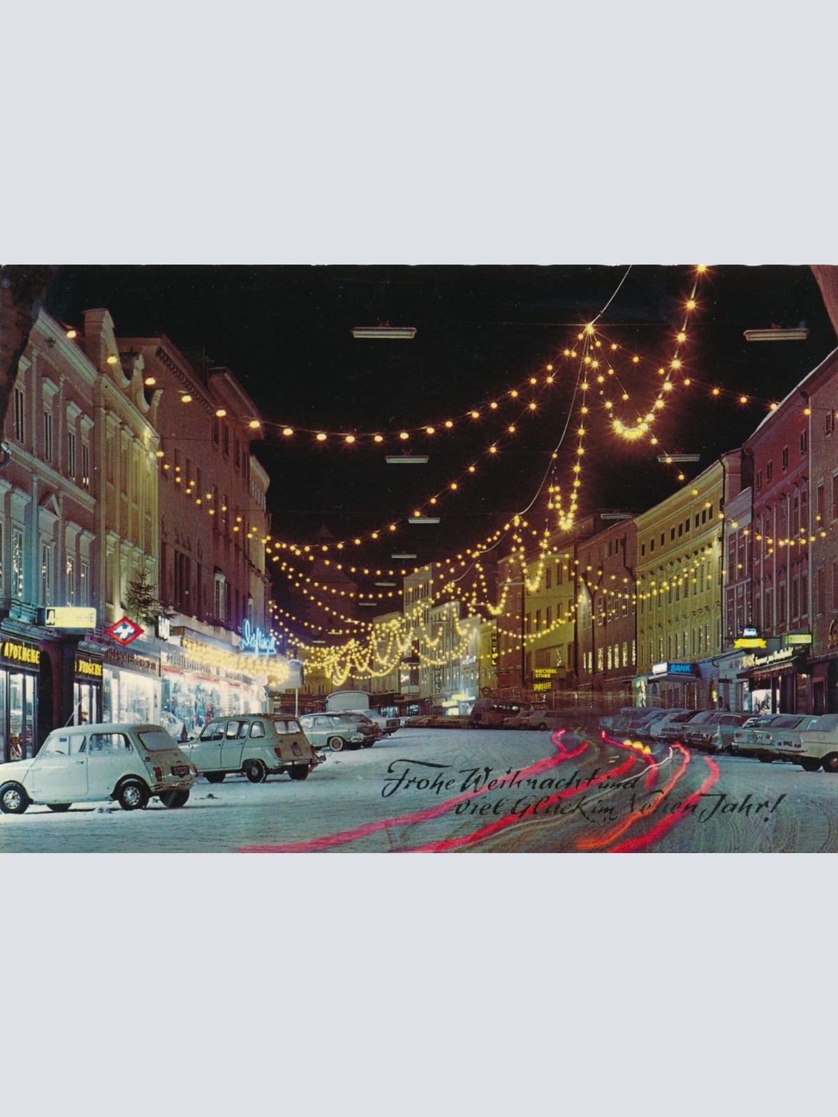 AK aus Vöcklabruck Frohe Weihnachten Oberösterreich Ansichtskarte (16678)