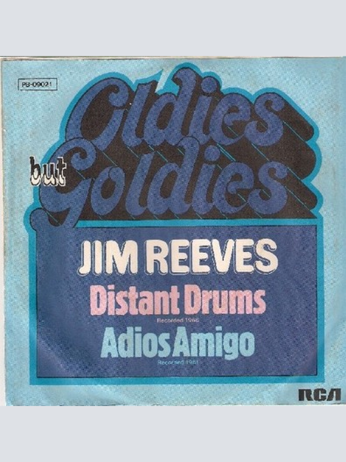 7" Jim Reeves - Distant Drums / Adios Amigo