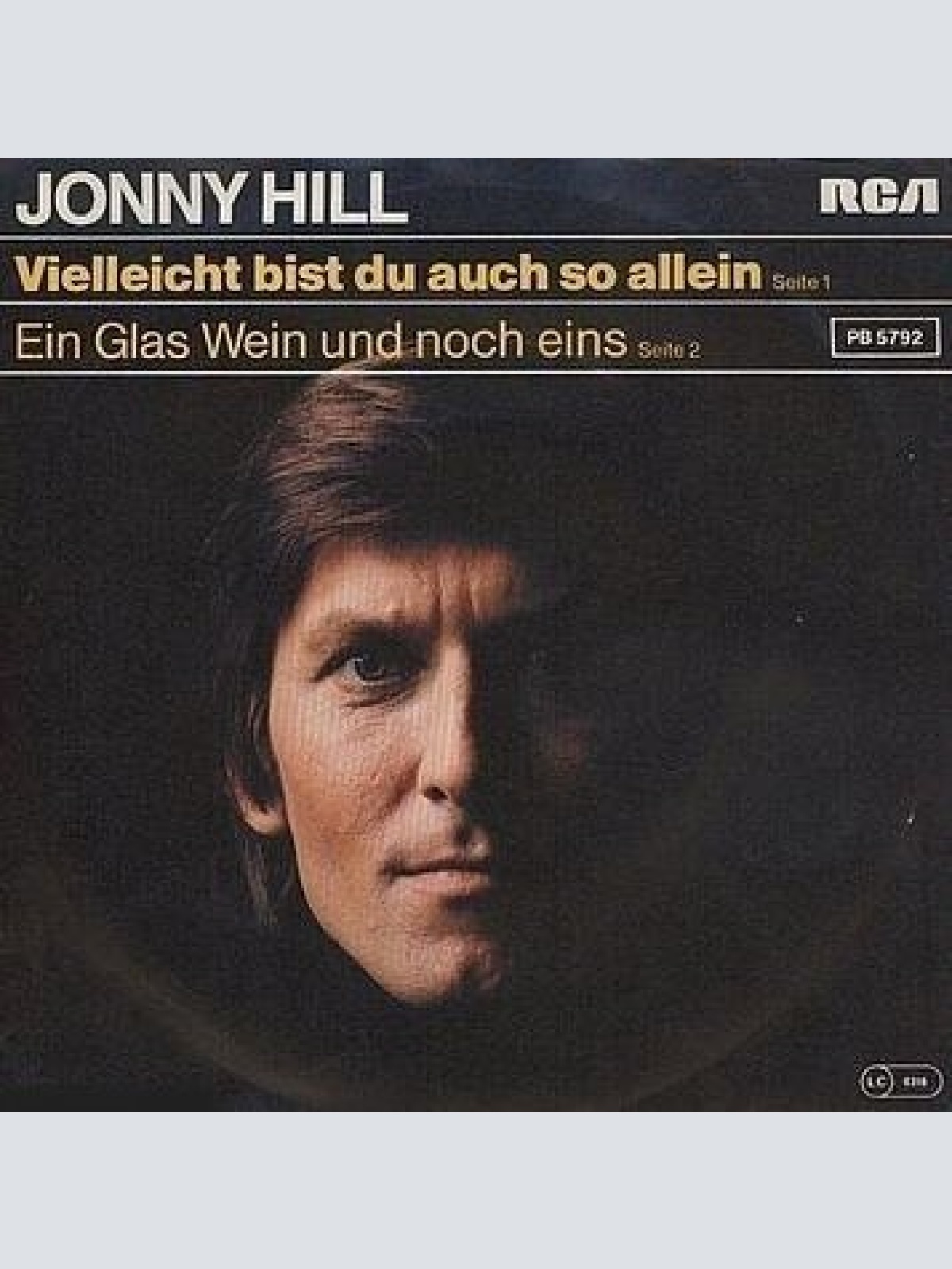 7", Single Jonny Hill - Vielleicht Bist Du Auch So Allein
