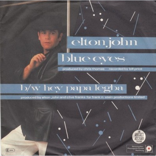 7", Single Elton John - Blue Eyes