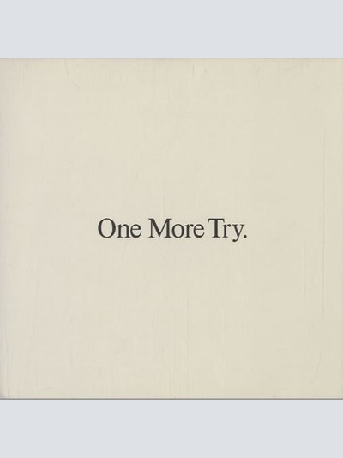 7" George Michael - One More Try