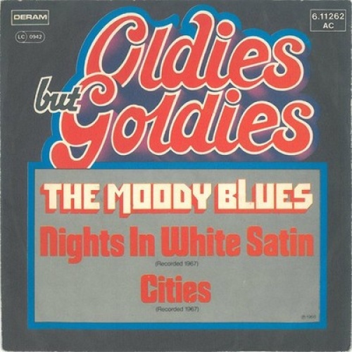 7", Single, RE The Moody Blues - Nights In White Satin / Cities