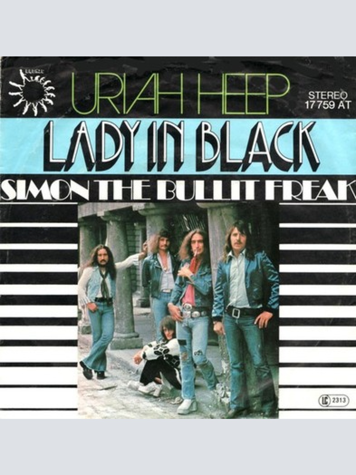 7", Single, RE Uriah Heep - Lady In Black
