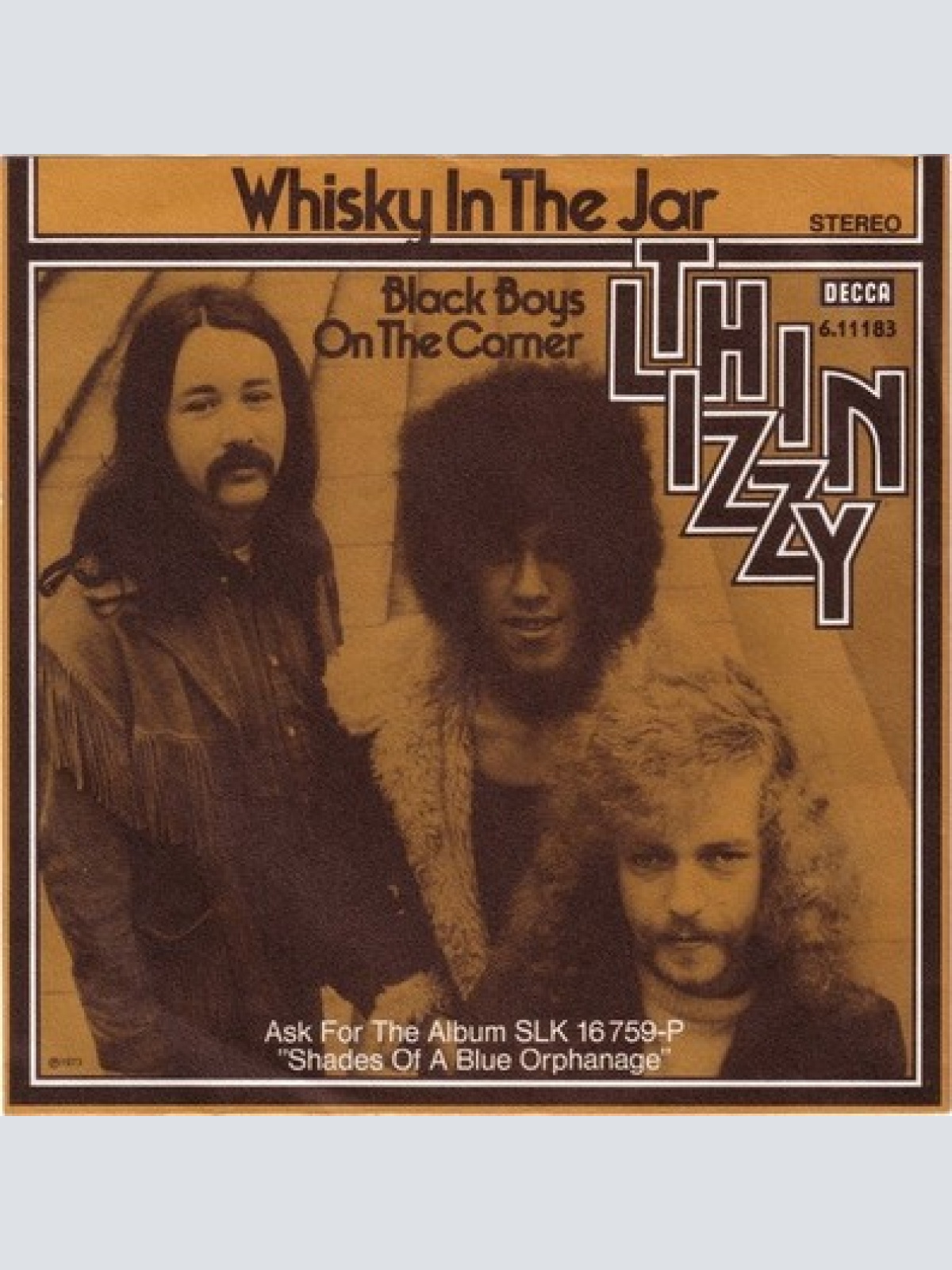 7", Single, RE Thin Lizzy - Whisky In The Jar
