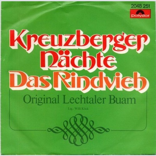 7", Single Original Lechtaler Buam - Kreuzberger Nächte