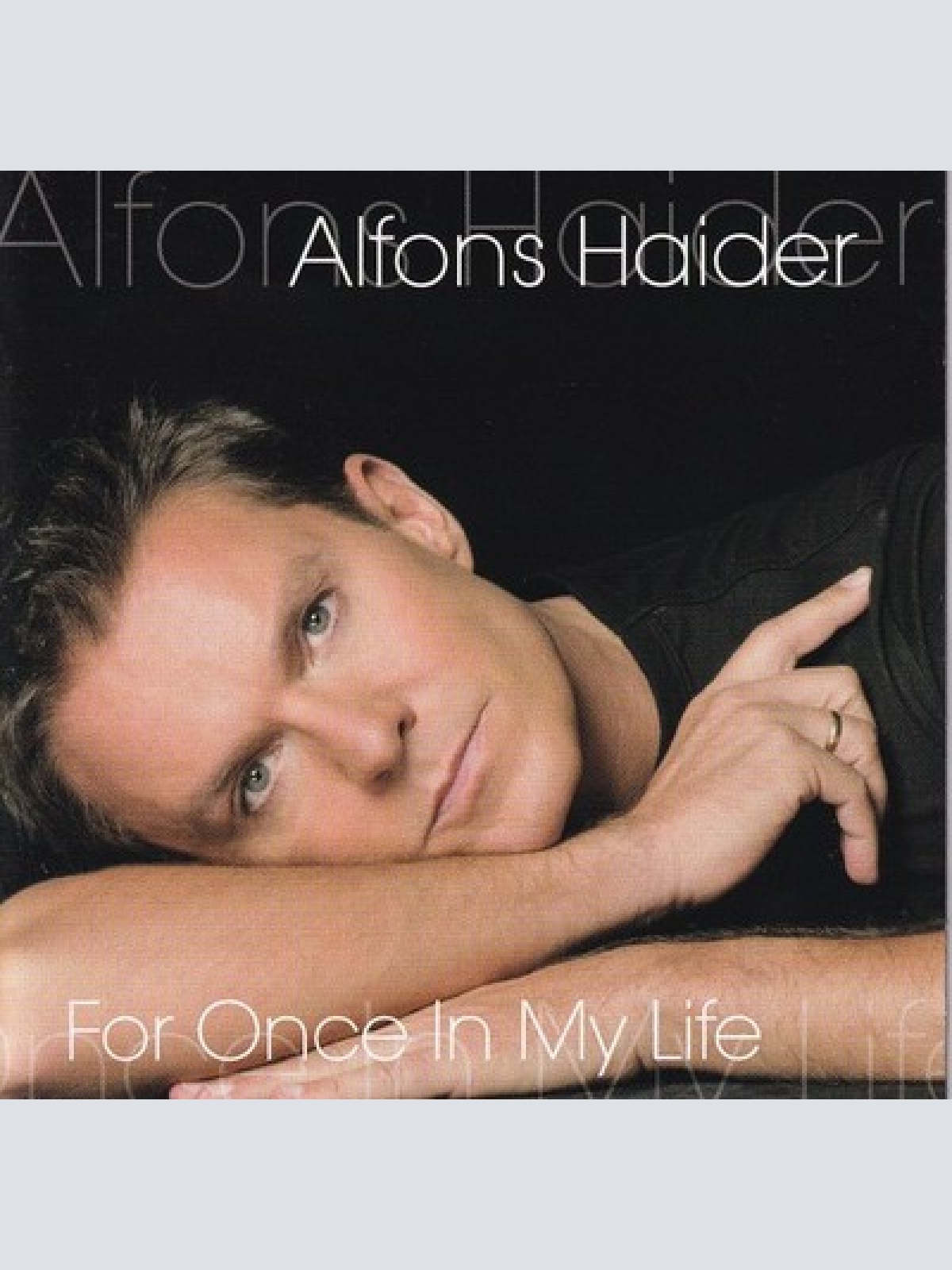 CD Alfons Haider - For Once In My Life