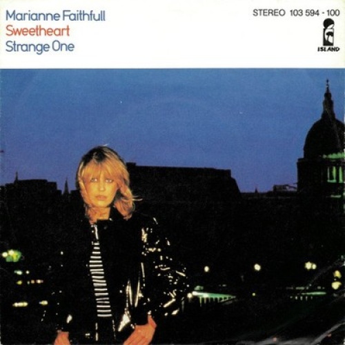 7", Single Marianne Faithfull - Sweetheart / Strange One