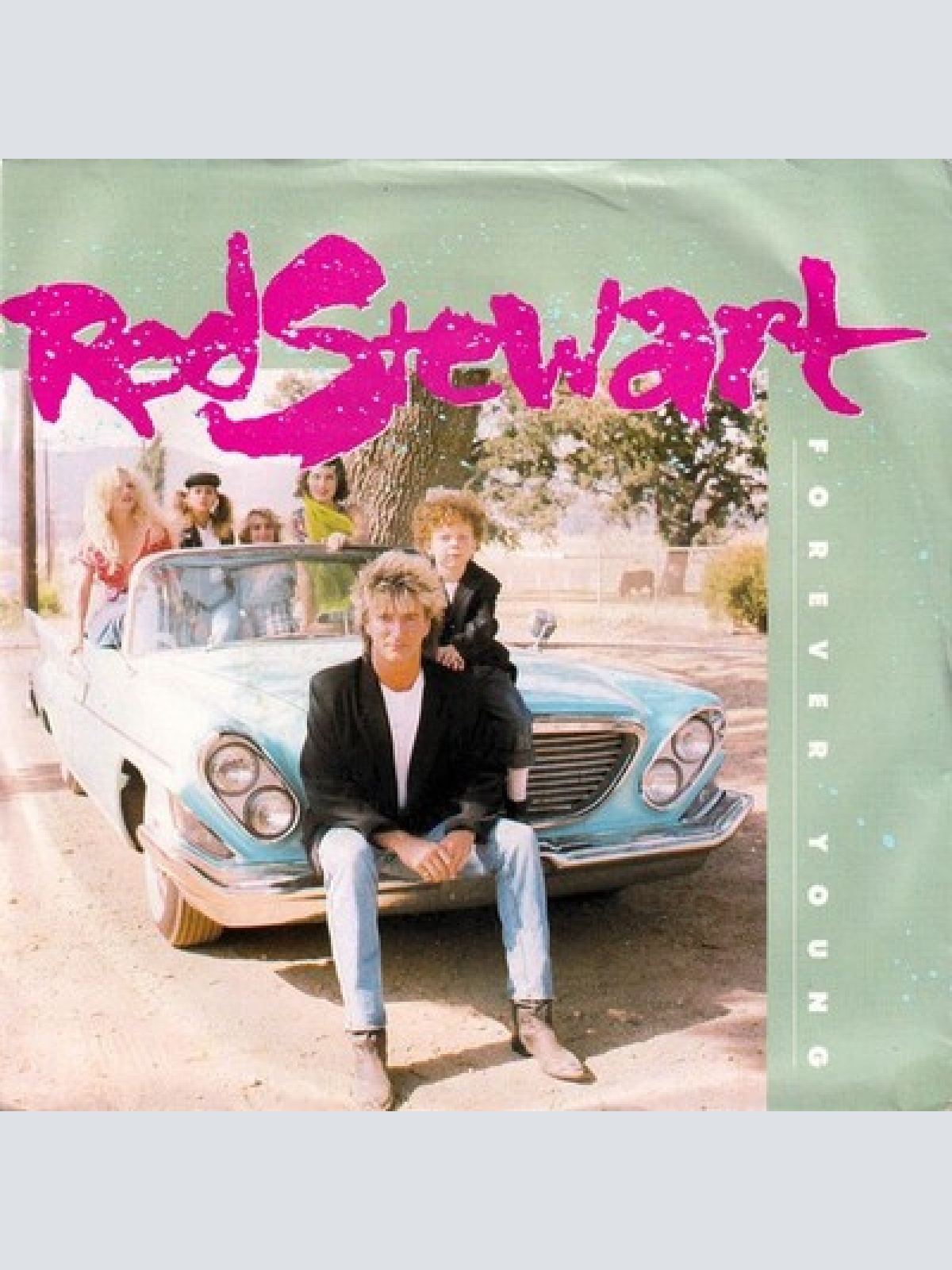 7", Single Rod Stewart - Forever Young
