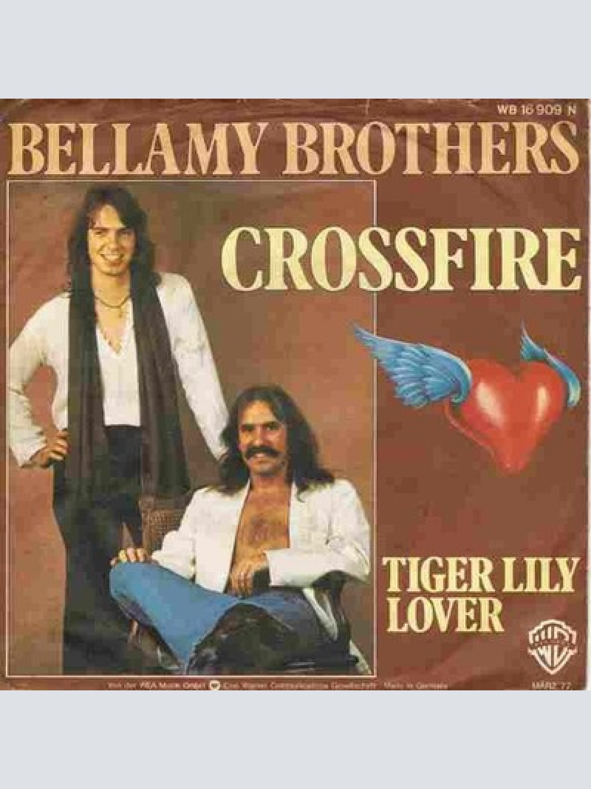 7", Single Bellamy Brothers - Crossfire