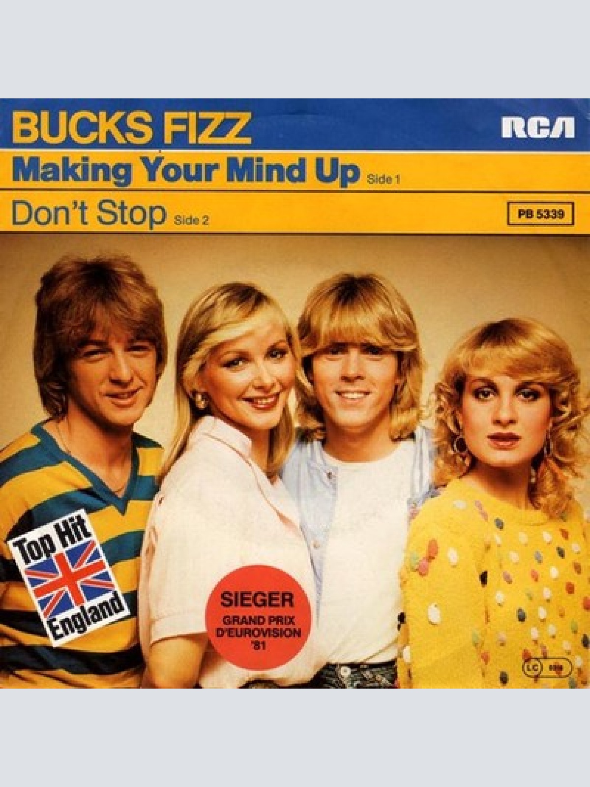 7", Single Bucks Fizz - Making Your Mind Up