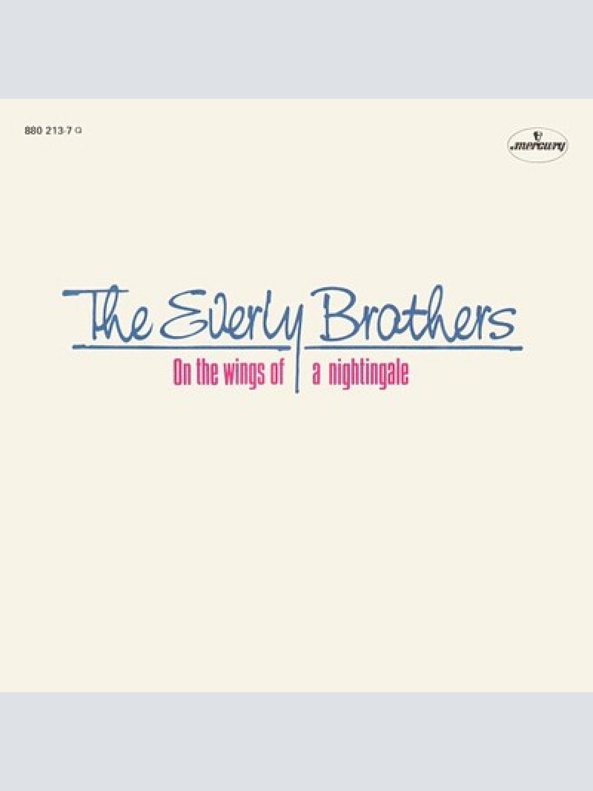 7", Single The Everly Brothers* - On The Wings Of A Nightingale