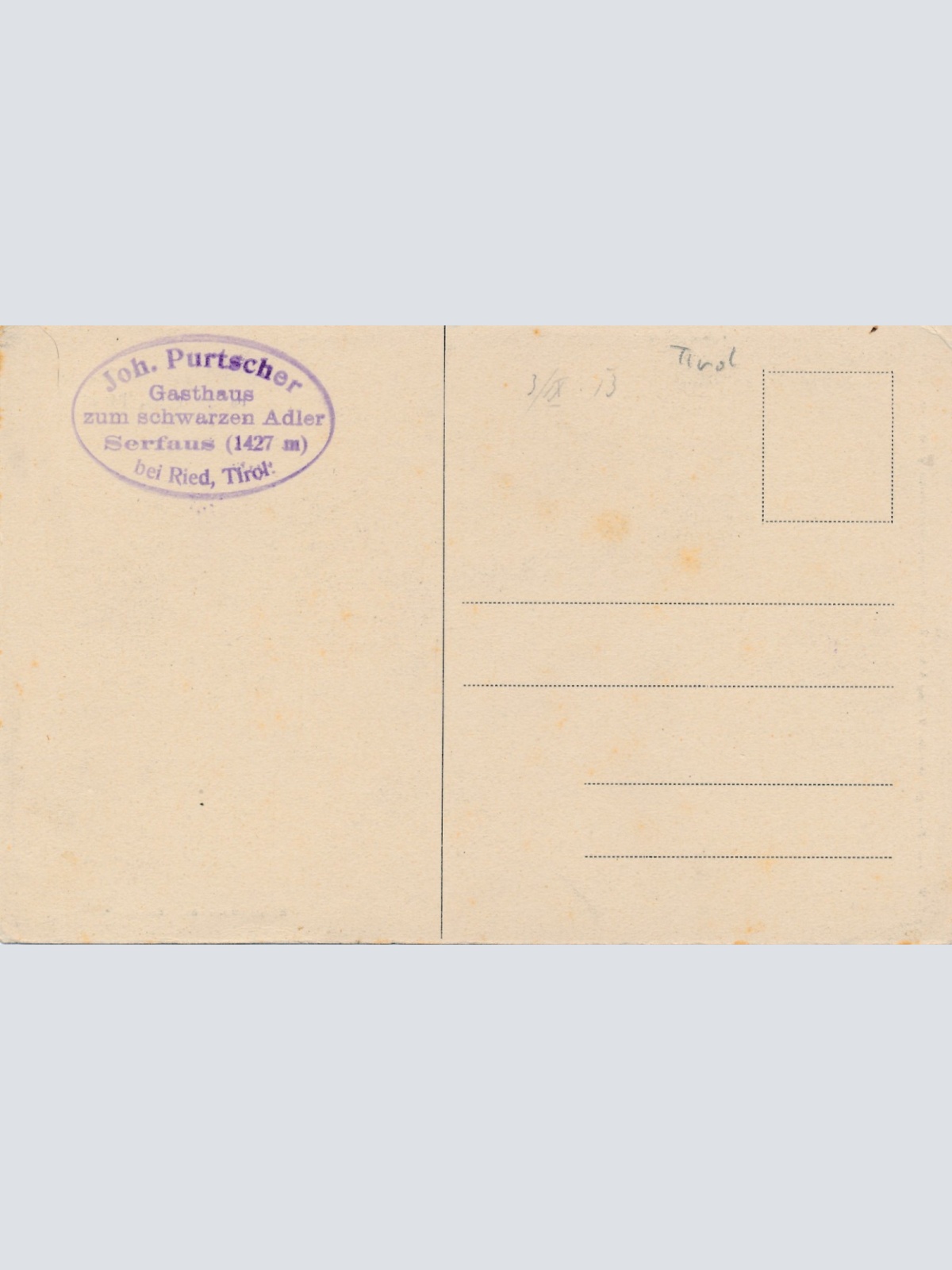 AK aus St. Maria in Serfans Tirol Ansichtskarte (16560)