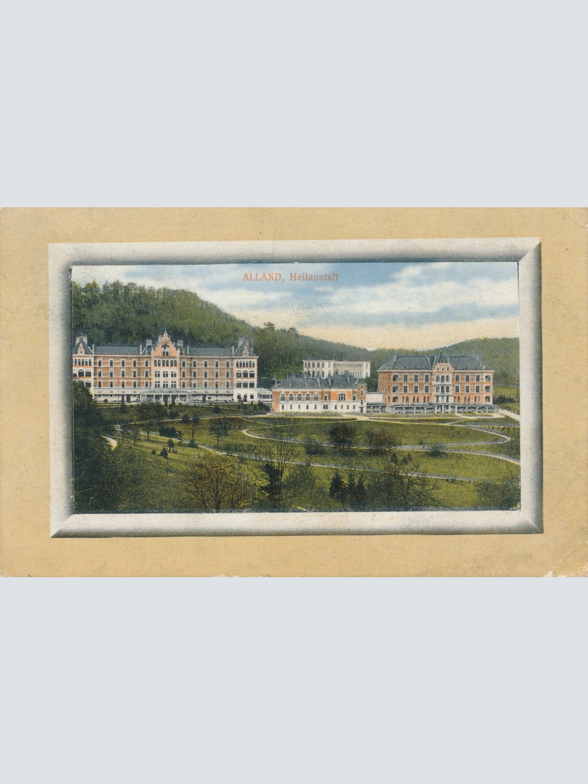 AK aus Alland Heilanstalt Niederösterreich Ansichtskarte (16557)