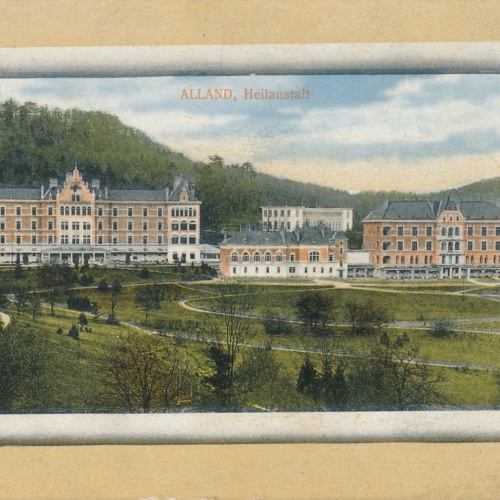 AK aus Alland Heilanstalt Niederösterreich Ansichtskarte (16557)