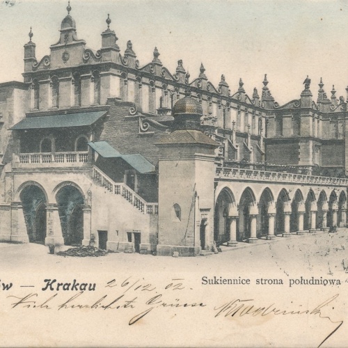 AK aus Krakow Krakau Tuchhalle Polen Ansichtskarte (16552)