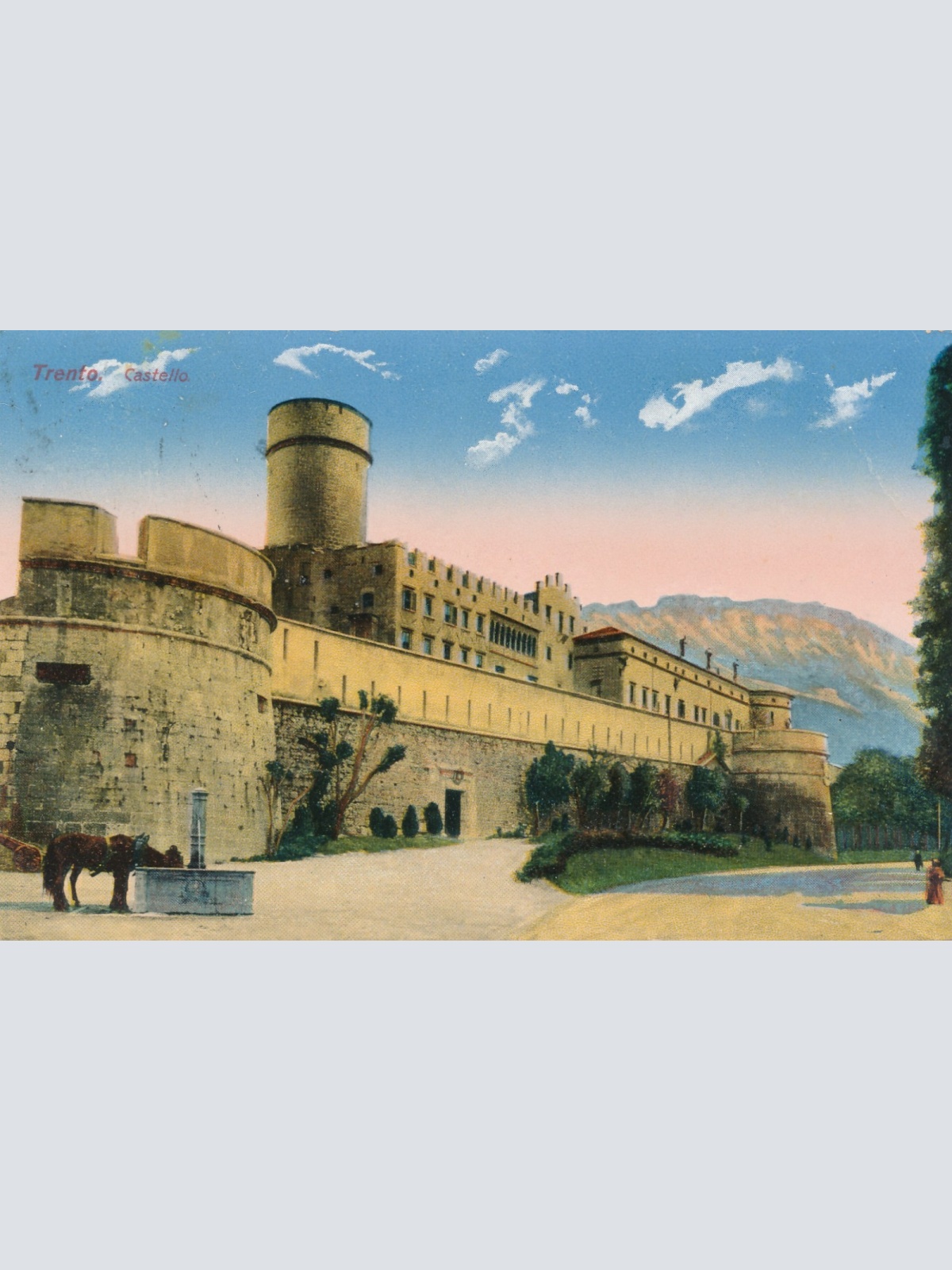 AK aus Trento Castello Italien Ansichtskarte (16554)