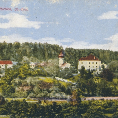 AK vom Schloss Achleiten Oberösterreich Ansichtskarte (16565)