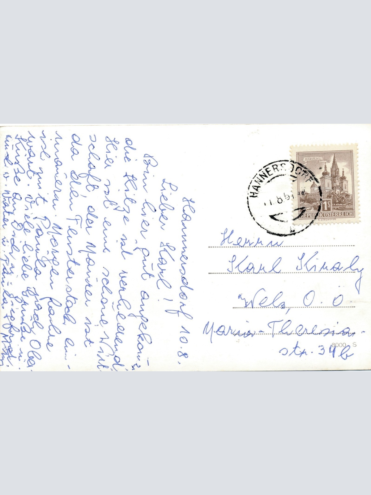 AK aus Hannersdorf Burgenland Ansichtskarte (16571)