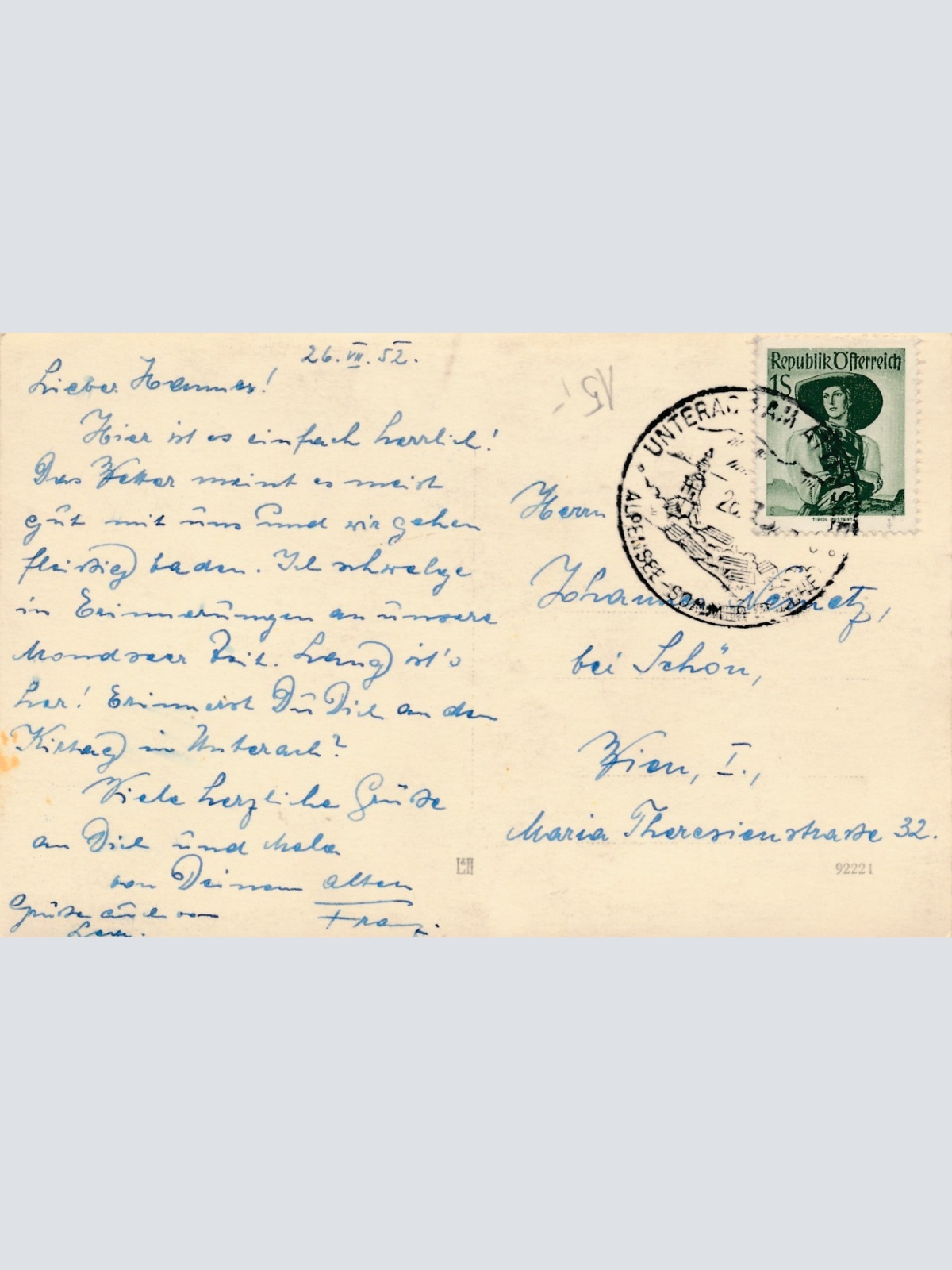 AK aus Unterach am Attersee Oberösterreich Ansichtskarte (16577)