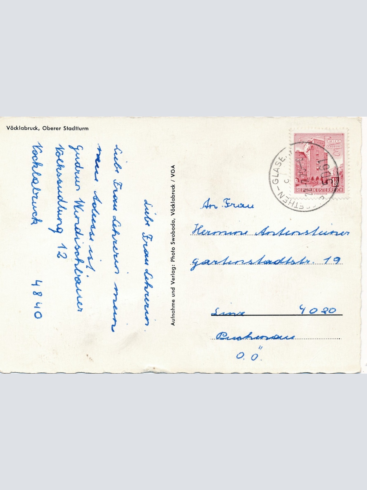 AK aus Vöcklabruck Oberösterreich Ansichtskarte (16712)