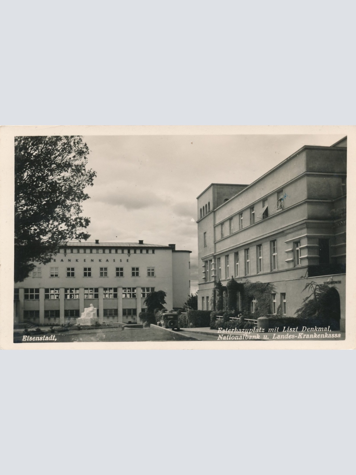 AK aus Eisenstadt Nationalbank Burgenland Ansichtskarte (16737)