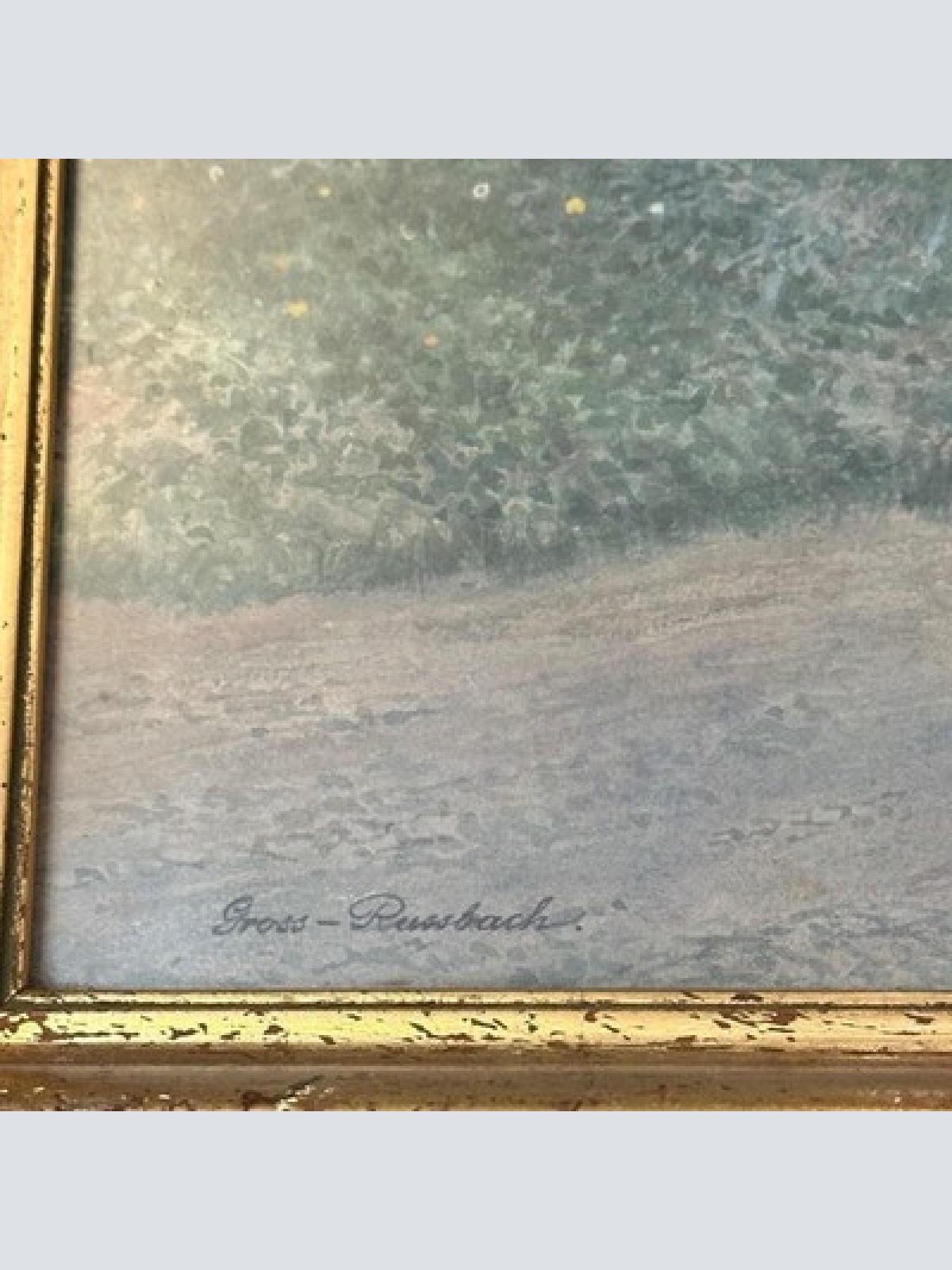 Gross Russbach Großrußbach Niederösterreich Aquarell um 1922     E. Lauderer