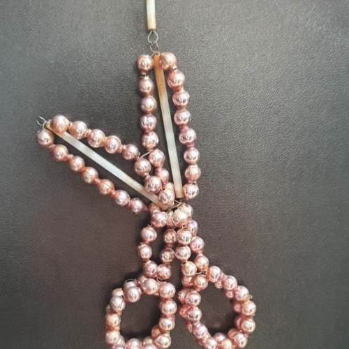 Alter Gablonzer Christbaumschmuck Schere