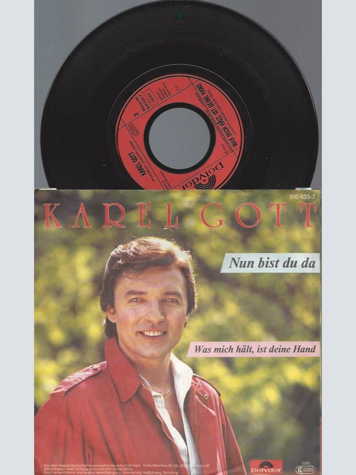 7"   Karel Gott – Nun Bist Du Da