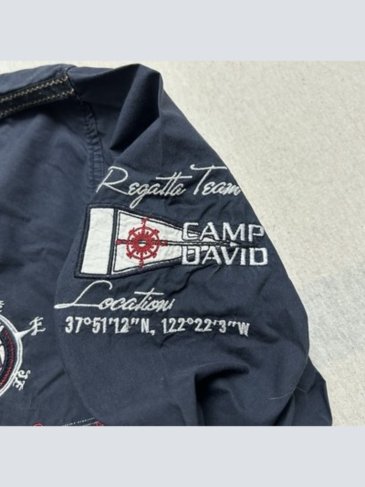 Camp David Freizeithemd Regular Fit Blau Herren Größe M Maße siehe Fotos