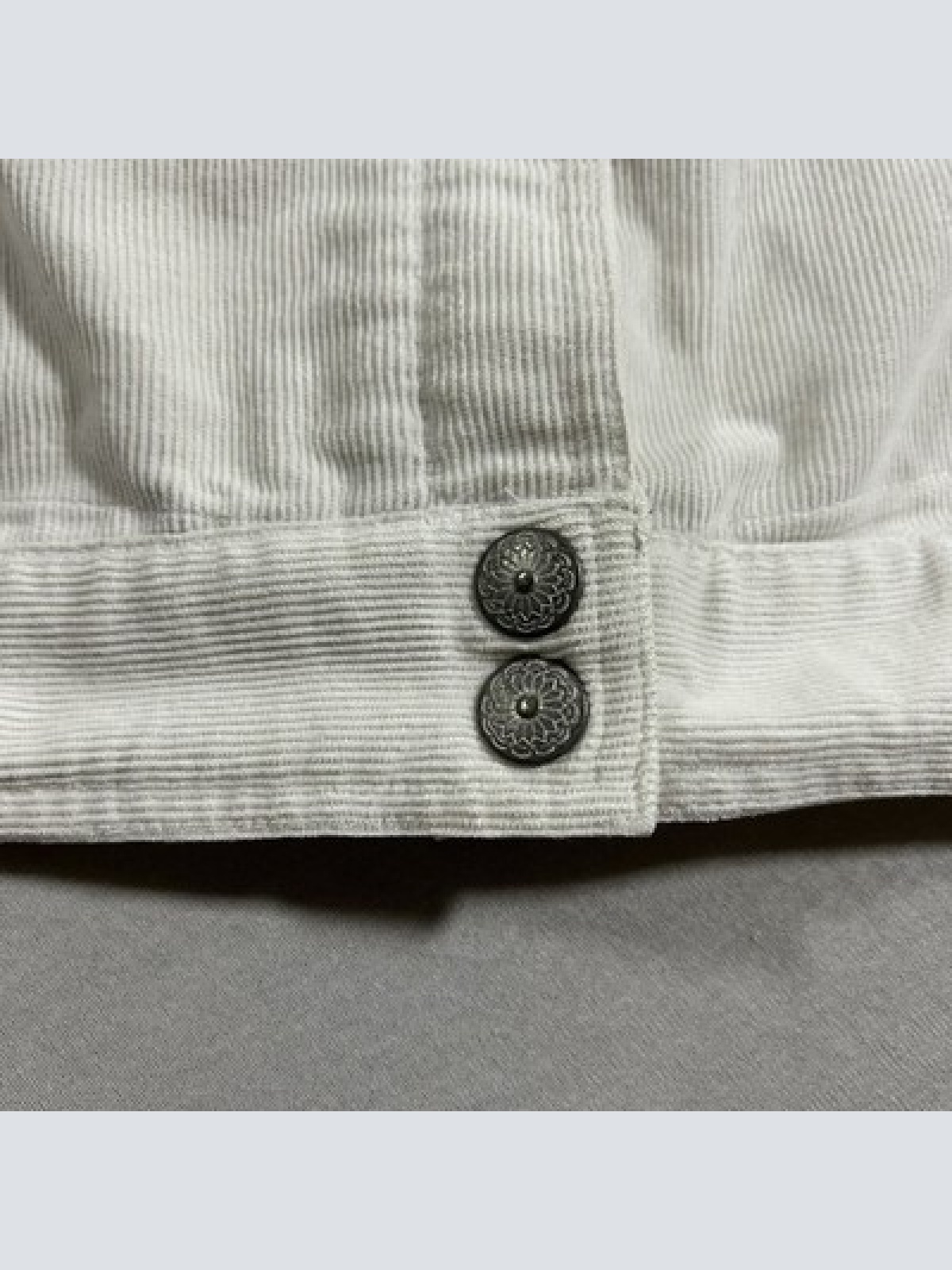 Fashion Bug Stretch Vintage Y2K Jacke Weiß Damen Größe M Maße auf Fotos Denim