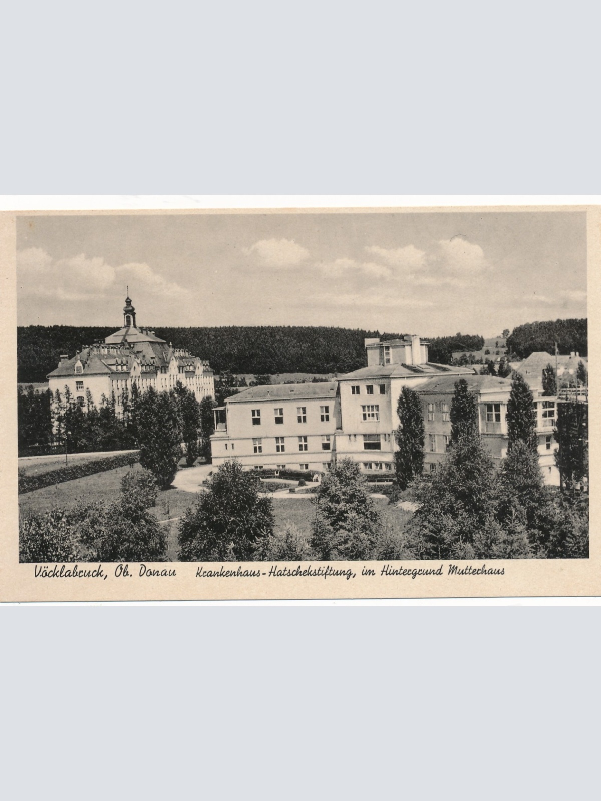 AK aus Vöcklabruck mit Krankenhaus Ansichtskarte (16764)