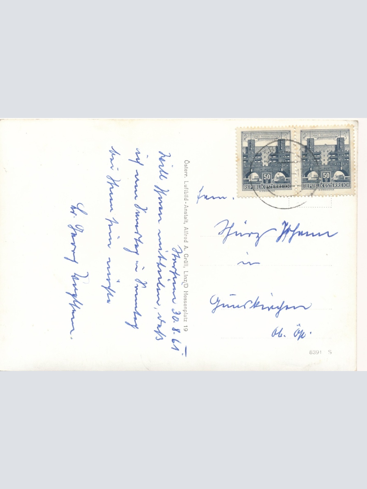 AK aus Stroheim Luftbild Nr.1 Oberösterreich Ansichtskarte (16777)