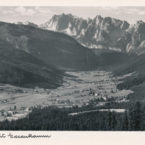 AK aus Gosau mit Gosauklamm Oberösterreich Ansichtskarte (16783)