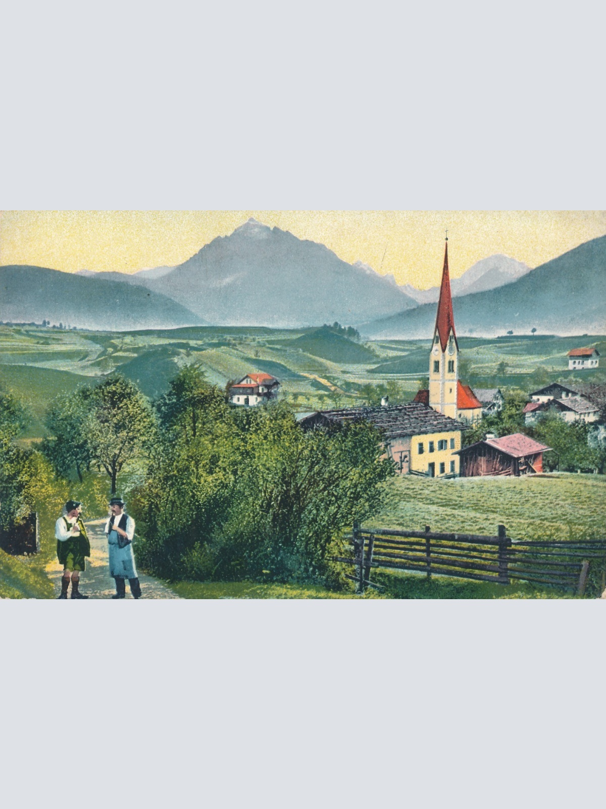 AK aus Vill beliebter Sommerfrischort Tirol Ansichtskarte (16800)