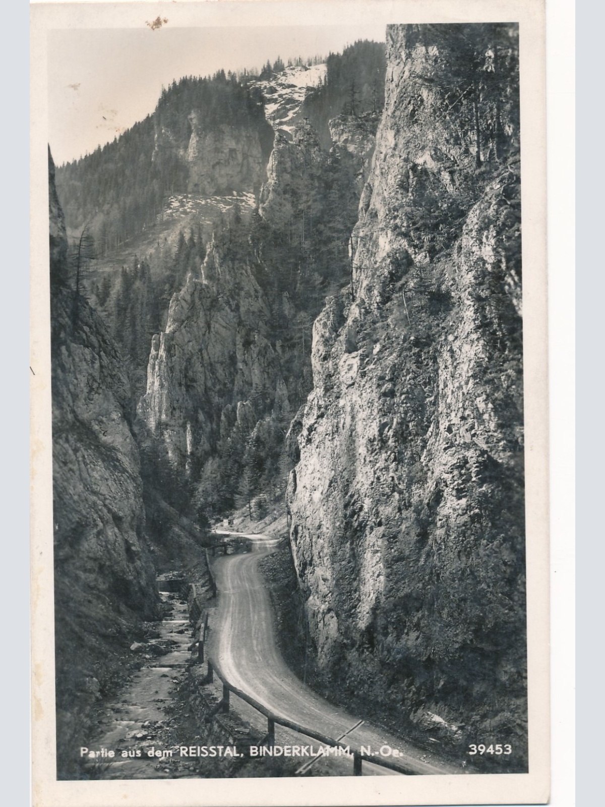 AK Reisstal Binderklamm Niederösterreich Ansichtskarte (16808)