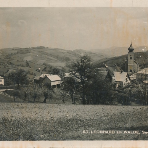 AK aus St. Leonhard am Walde Niederösterreich Ansichtskarte (16817)